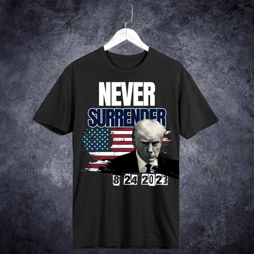 Trump NEVER SURRENDER Women's Tee