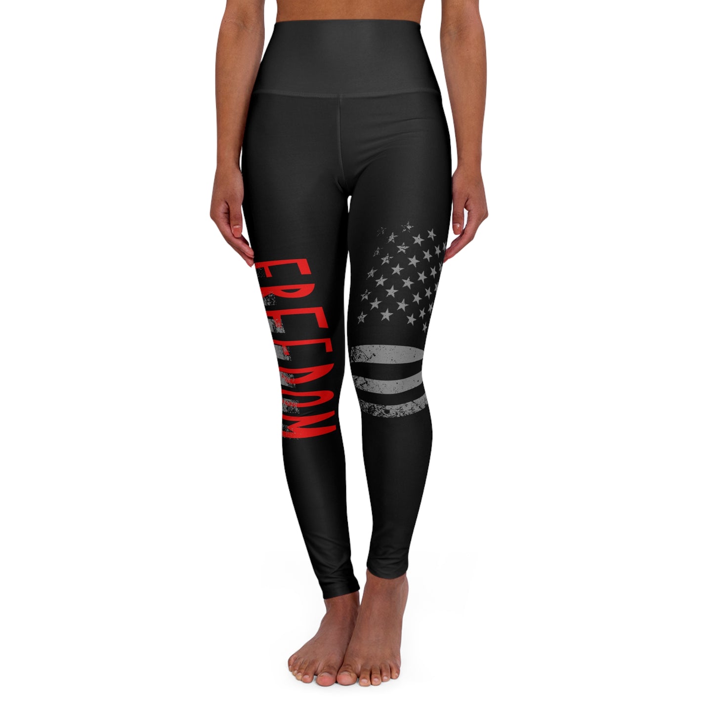 Let Freedom Ring High-Waist Activewear Sports Leggings