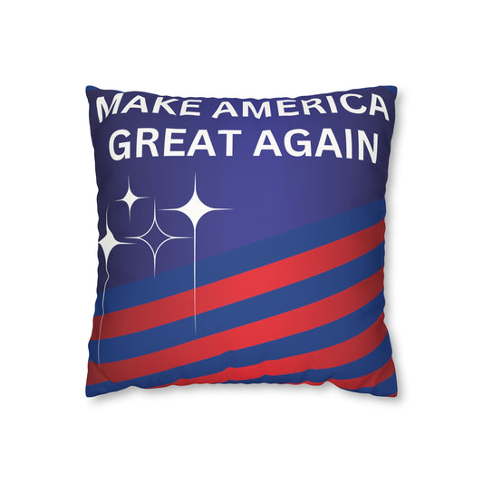 Make America Great Faux Suede Square Pillow Case