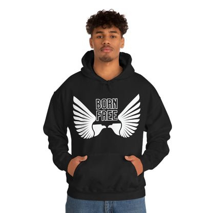 Born Free Eagle Unisex Hooded Sweatshirt