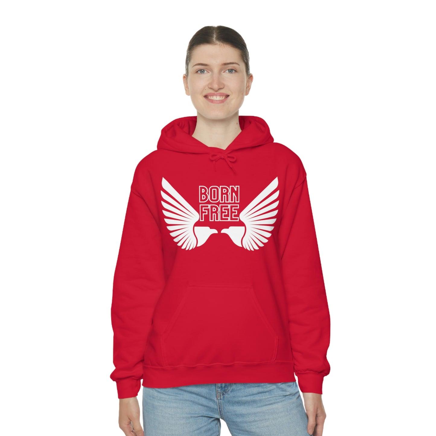 Born Free Eagle Unisex Hooded Sweatshirt