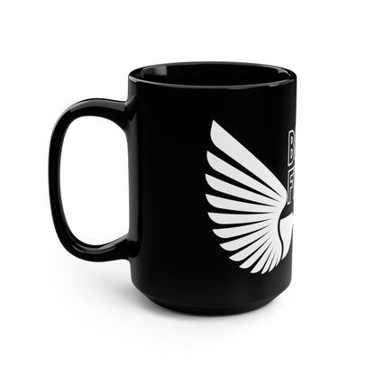 Born Free Black Ceramic Mug