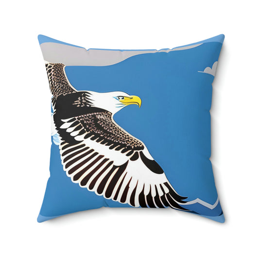 Soaring Eagle Decorative Accent Throw Pillow