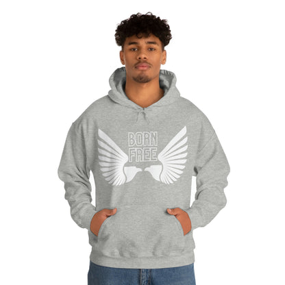 Born Free Eagle Unisex Hooded Sweatshirt