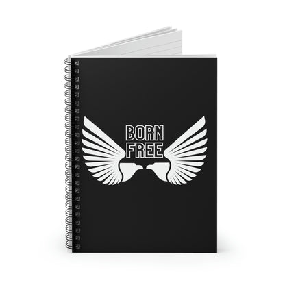 Born Free Eagle Spiral Notebook