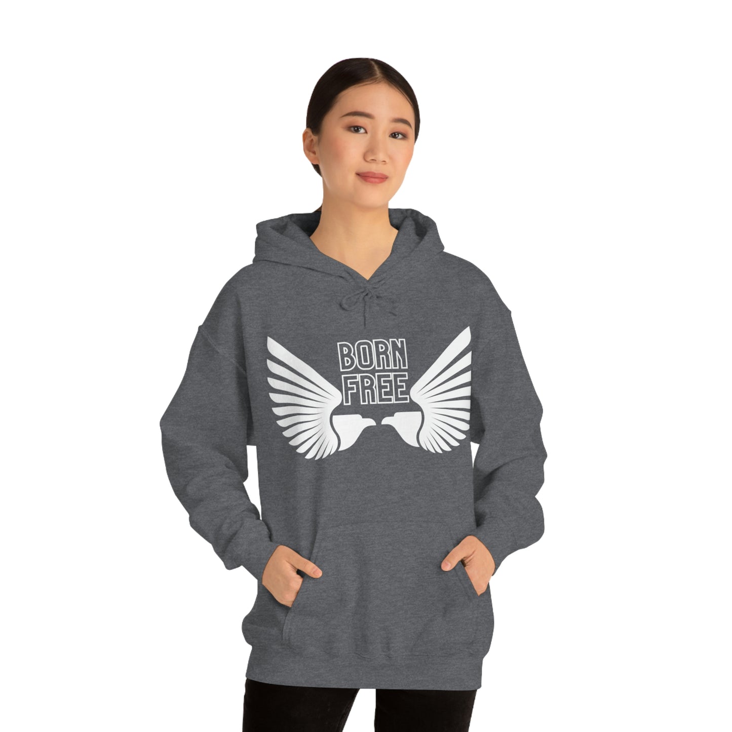 Born Free Eagle Unisex Hooded Sweatshirt