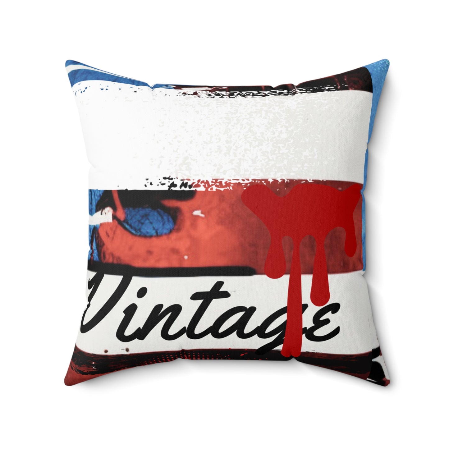 Americano Vintage Square Cushion Pillow