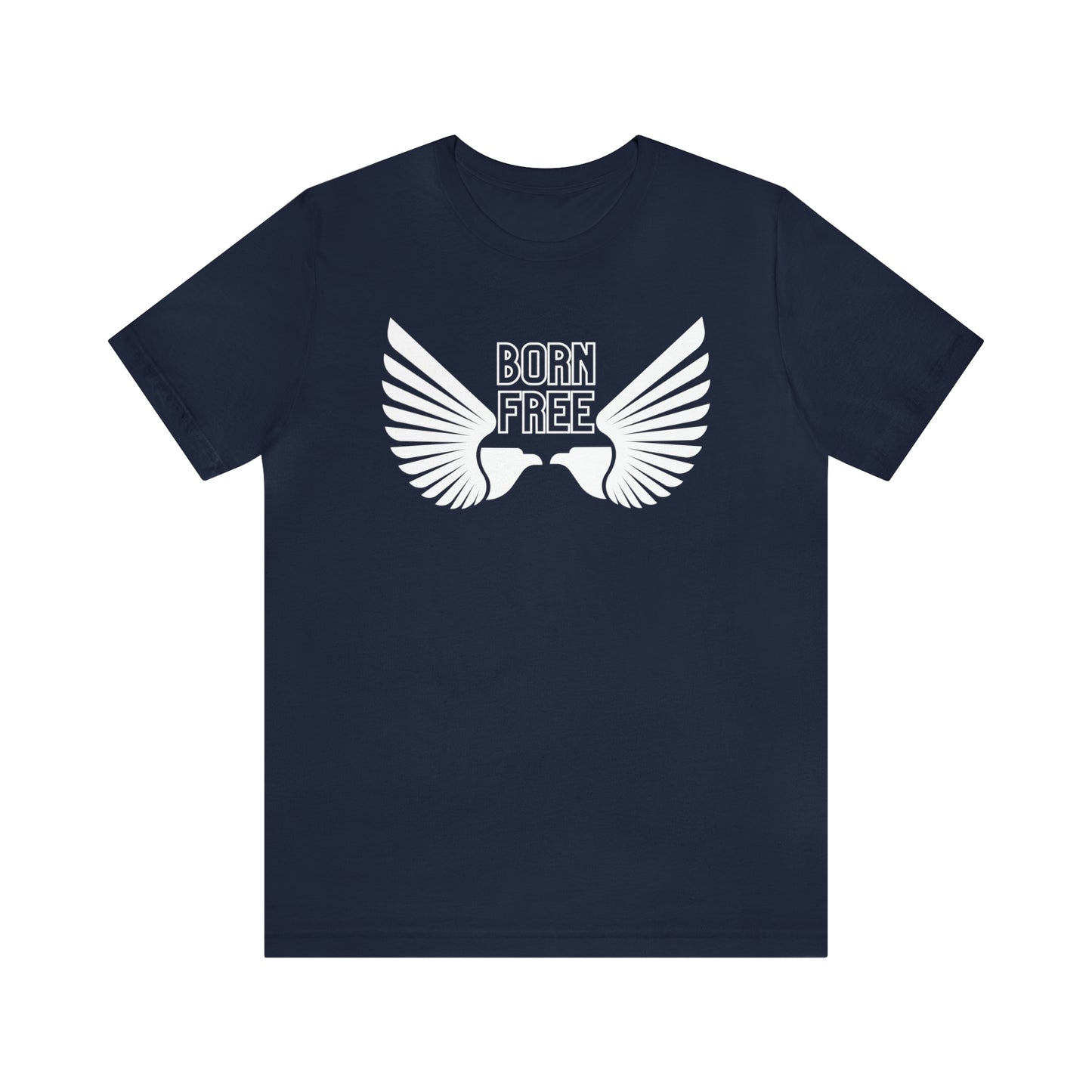 Women's Born Free Unisex Eagle Short Sleeve  Ladies T-shirt