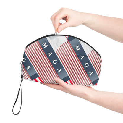 Maga Stripe Makeup Bag