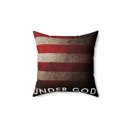 One Nation Under God Square Pillow