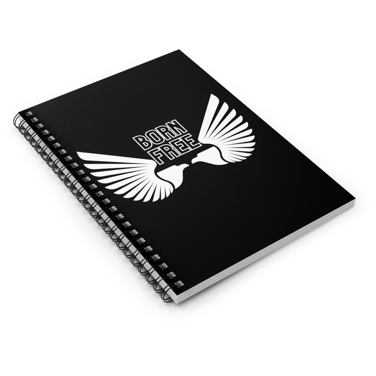 Born Free Eagle Spiral Notebook