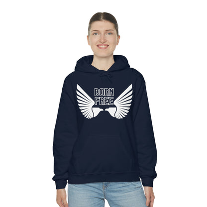 Born Free Eagle Unisex Hooded Sweatshirt