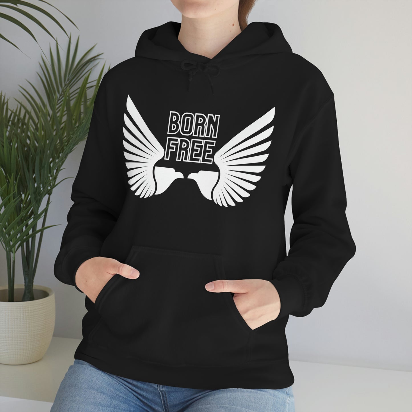 Born Free Eagle Unisex Hooded Sweatshirt