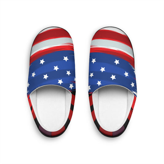 Patriotic American Indoor Slippers