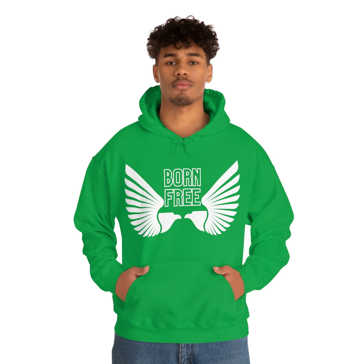 Born Free Eagle Unisex Hooded Sweatshirt