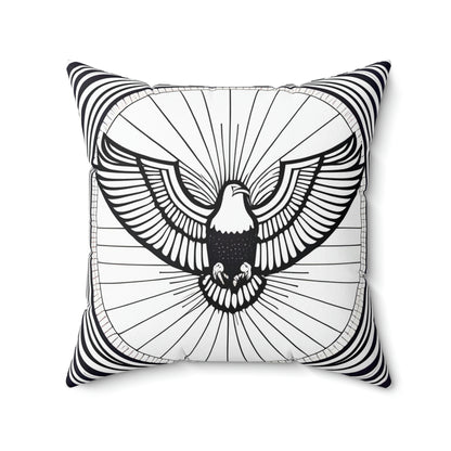 Eagle Sunrise Decorative Accent Throw Pillow