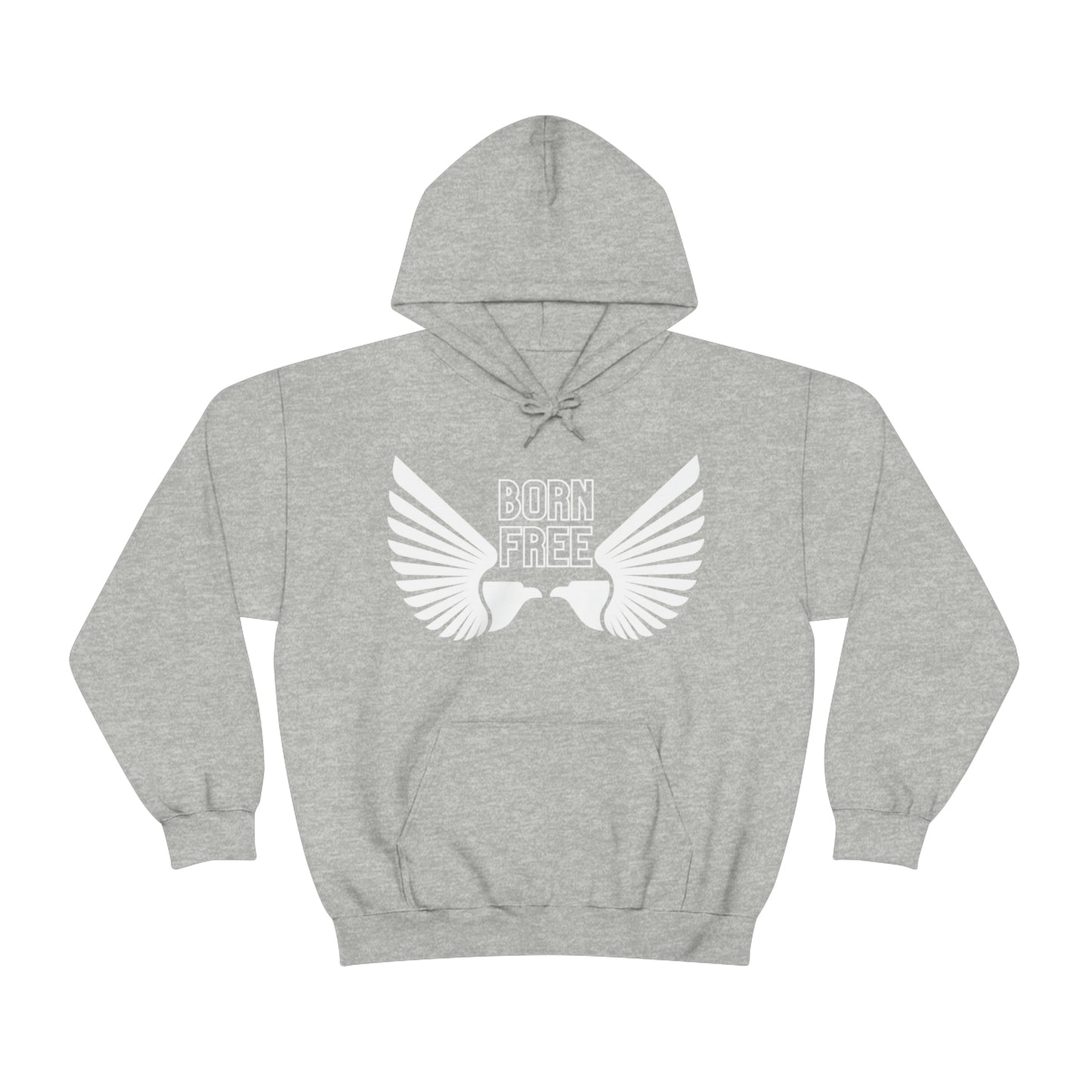 Born Free Eagle Unisex Hooded Sweatshirt