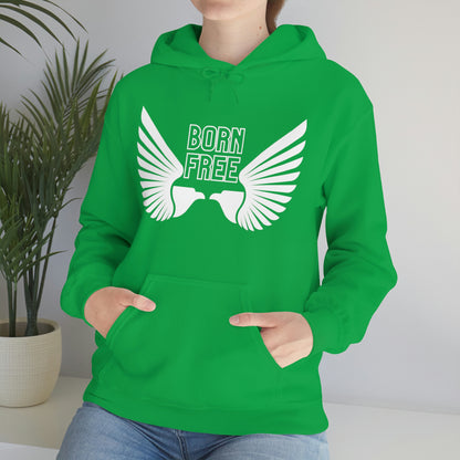 Born Free Eagle Unisex Hooded Sweatshirt