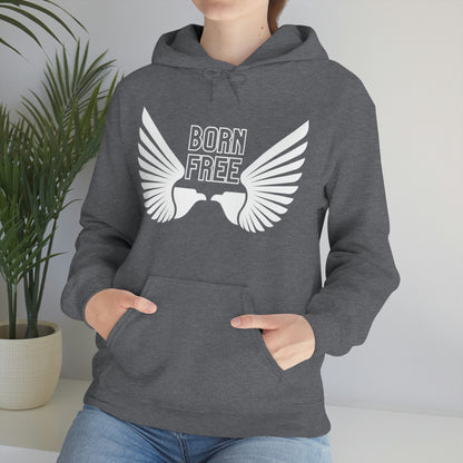 Born Free Eagle Unisex Hooded Sweatshirt