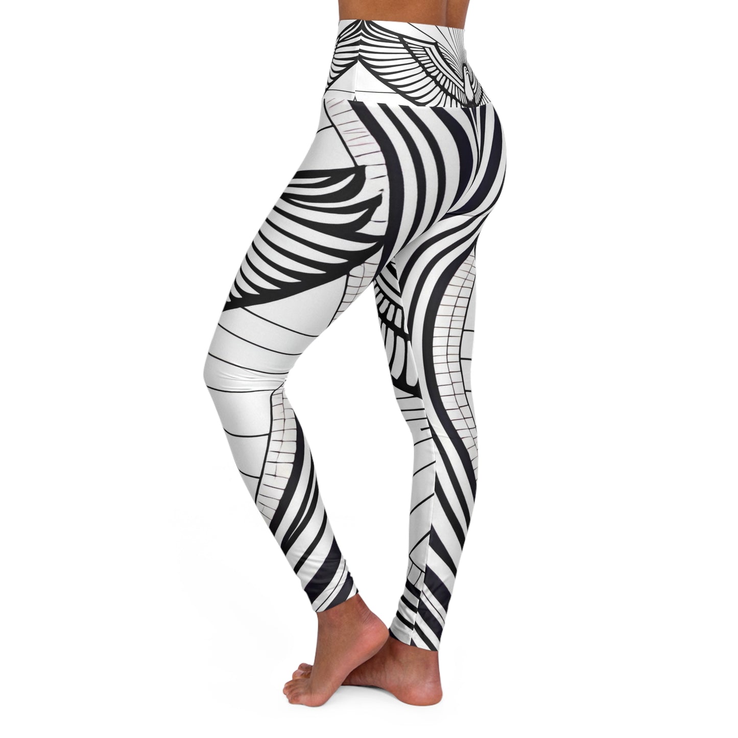 Eagle's Sunrise High-Waisted Activewear Sports Leggings