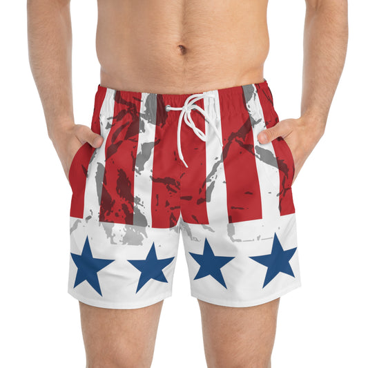 Stars And Stripes Swim Trunks Shorts