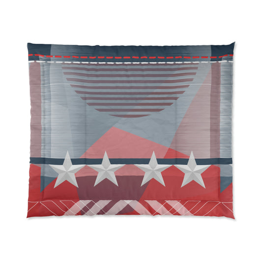 Star Stripe Patchwork Comforter