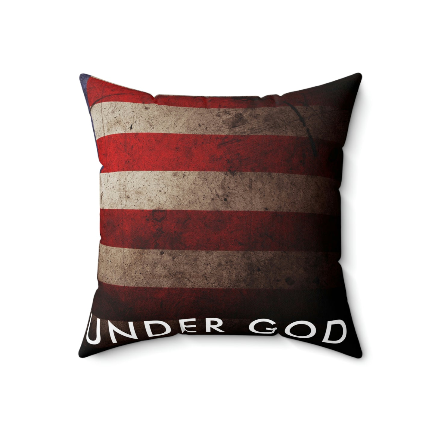 One Nation Under God Square Pillow