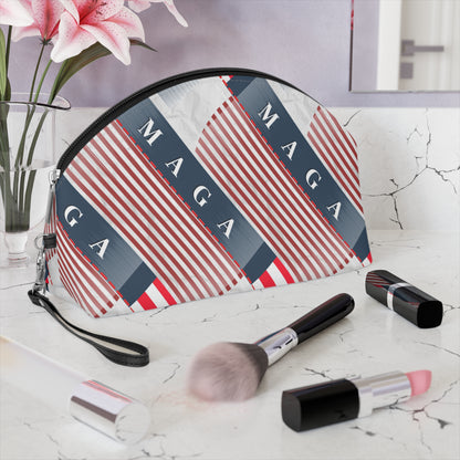 Maga Stripe Makeup Bag