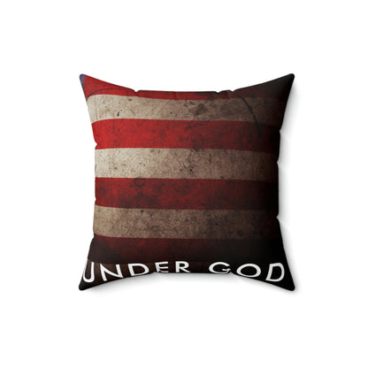 One Nation Under God Square Pillow