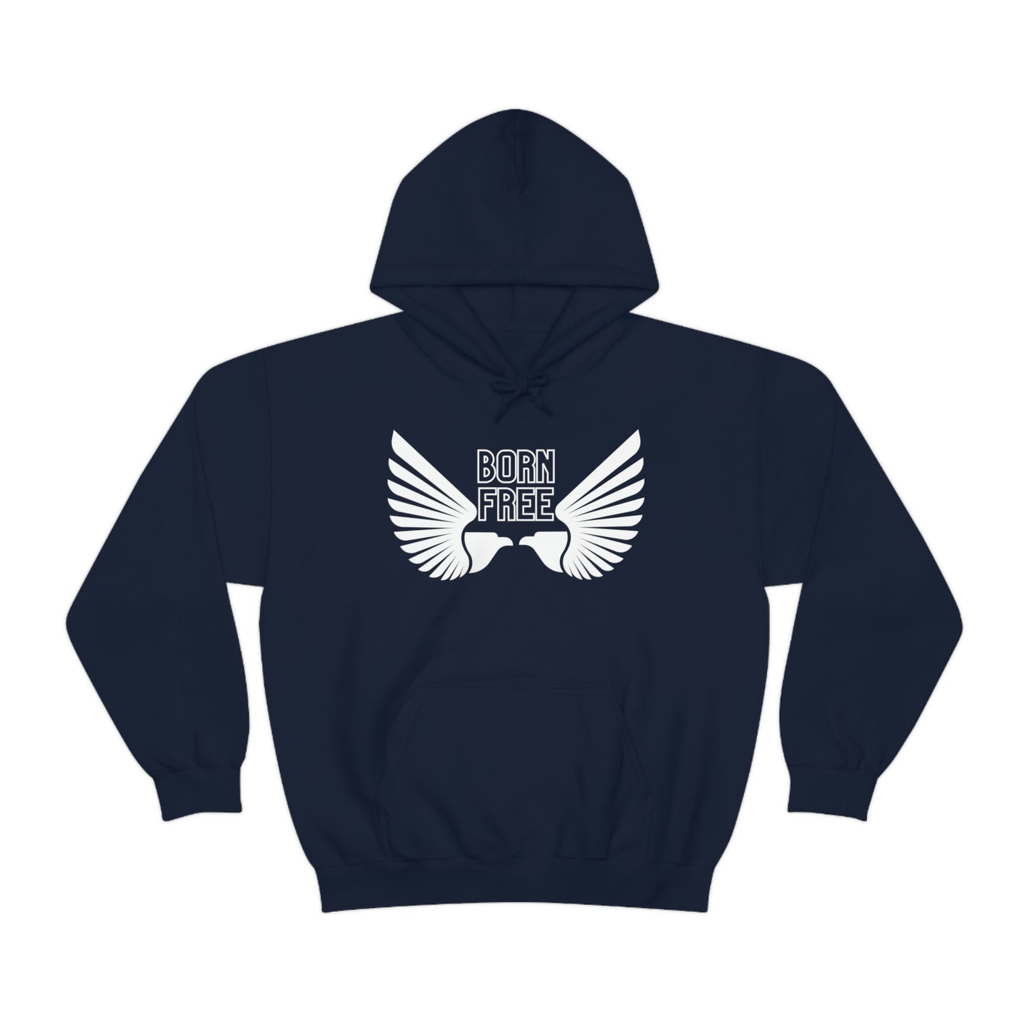 Born Free Eagle Unisex Hooded Sweatshirt