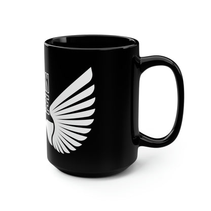 Born Free Black Ceramic Mug