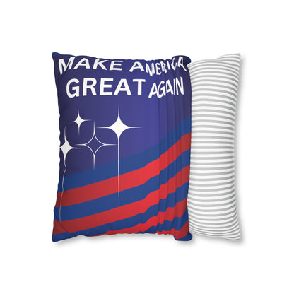 Make America Great Faux Suede Square Pillow Case