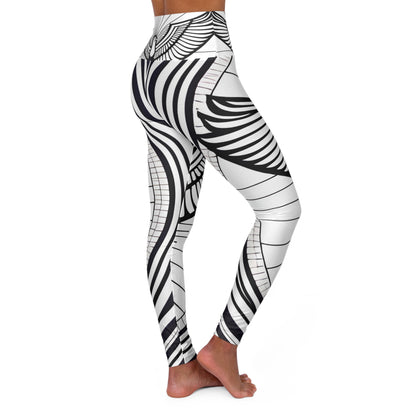 Eagle's Sunrise High-Waisted Activewear Sports Leggings