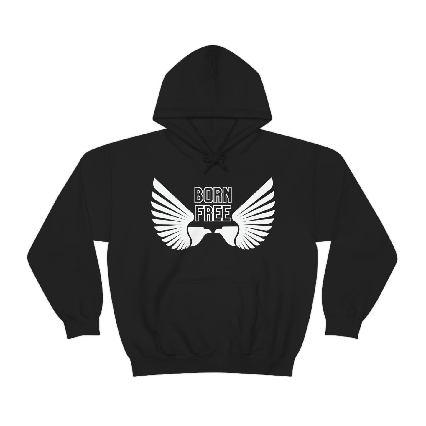 Born Free Eagle Unisex Hooded Sweatshirt