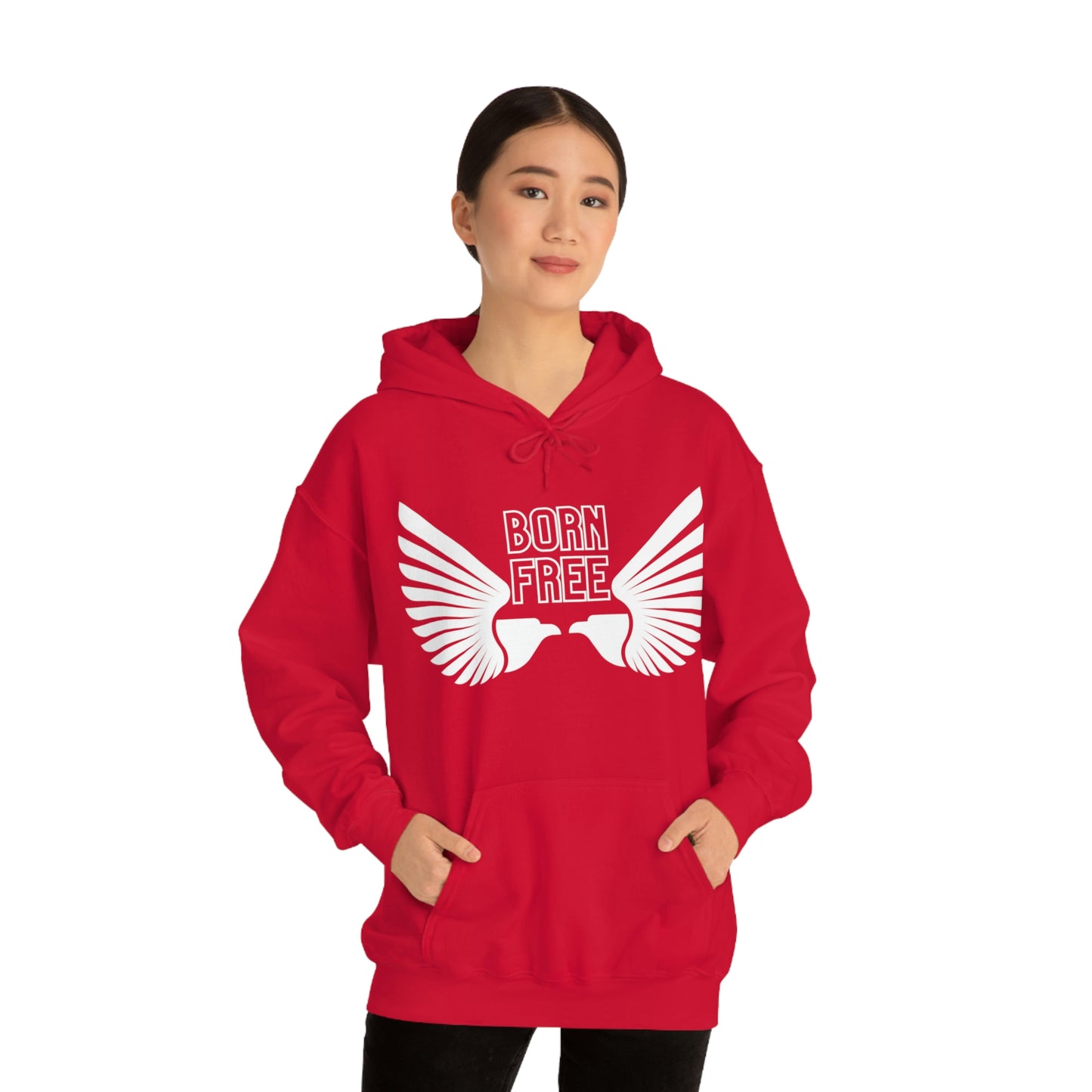 Born Free Eagle Unisex Hooded Sweatshirt