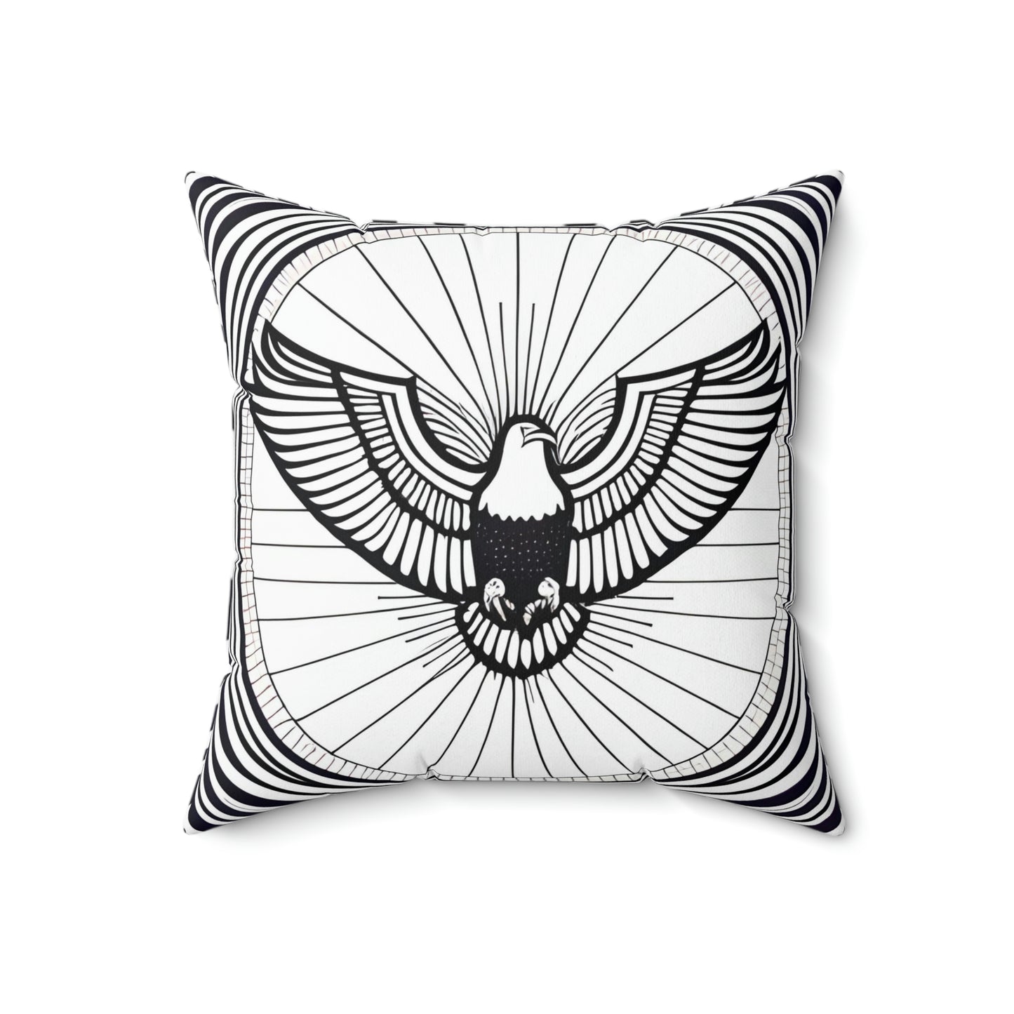 Eagle Sunrise Decorative Accent Throw Pillow