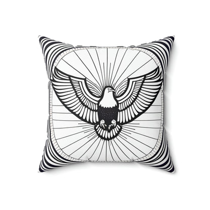 Eagle Sunrise Decorative Accent Throw Pillow